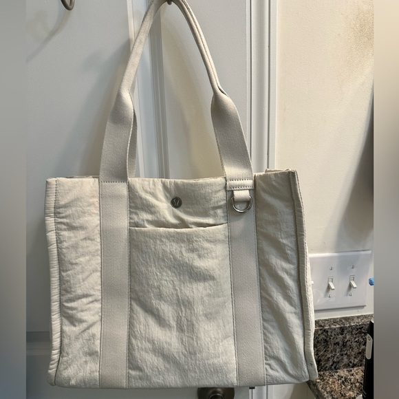 Lululemon Athletica White Tote Bag - Picture 7 of 9